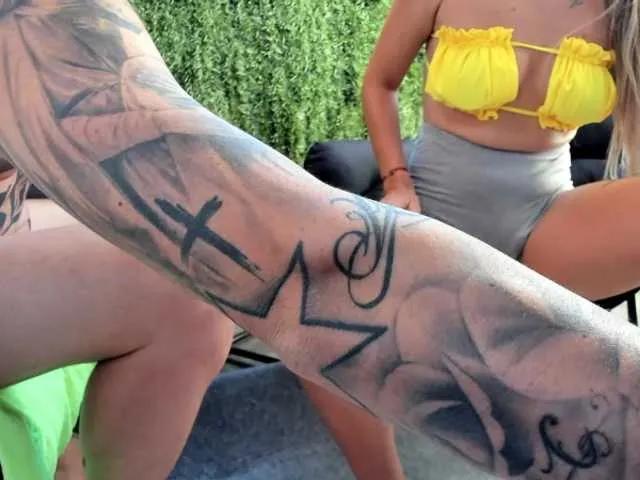 Tattoo-couple from BongaCams