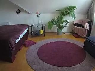 voyeurcam-julmodels-whitebed-6 from CamSoda is Freechat