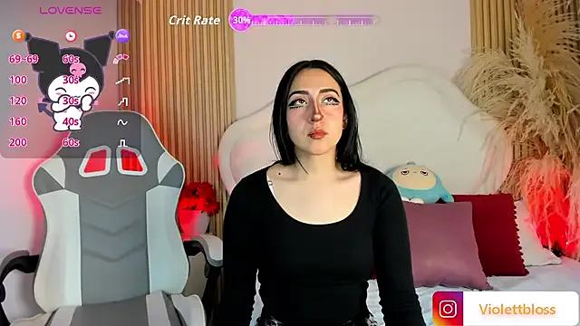 Violettbloss from StripChat is Freechat