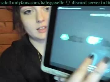 babygaxelle from Chaturbate